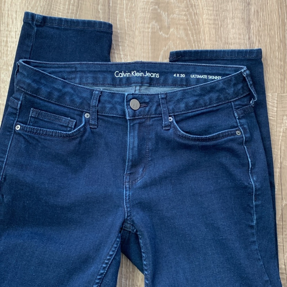 Calvin Klein dark wash ultimate skinny jeans